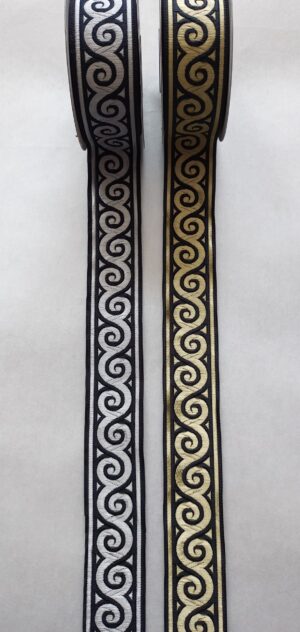 Żakard ŚLIMAK 3,5 cm 10-152