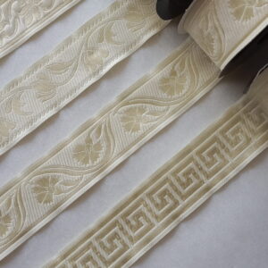 Żakard 10-152 Ecru 3,5 cm