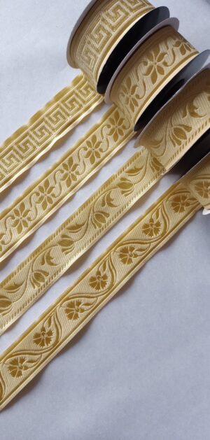 Żakard 10-152 Beżowy 3,5 cm