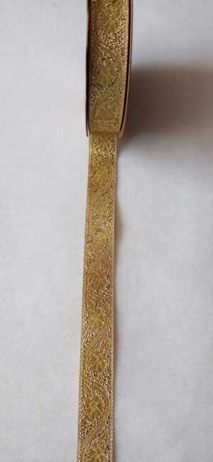 Żakard metalizowany 10-155 GOŹDZIK 1,5 cm