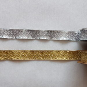 Żakard metalizowany 10-155 WARKOCZ 1,5 cm