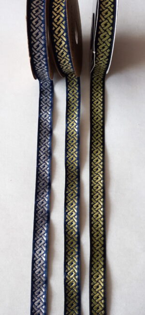 Taśma żakardowa 10-154 WARKOCZ 1,5 cm