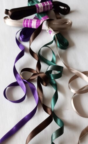 Satyna dwustronna 1 cm 10-101